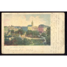 CIUDAD DE BUENOS AIRES ANTIGUA TARJETA POSTAL 1904 MATASELLO PIGUE